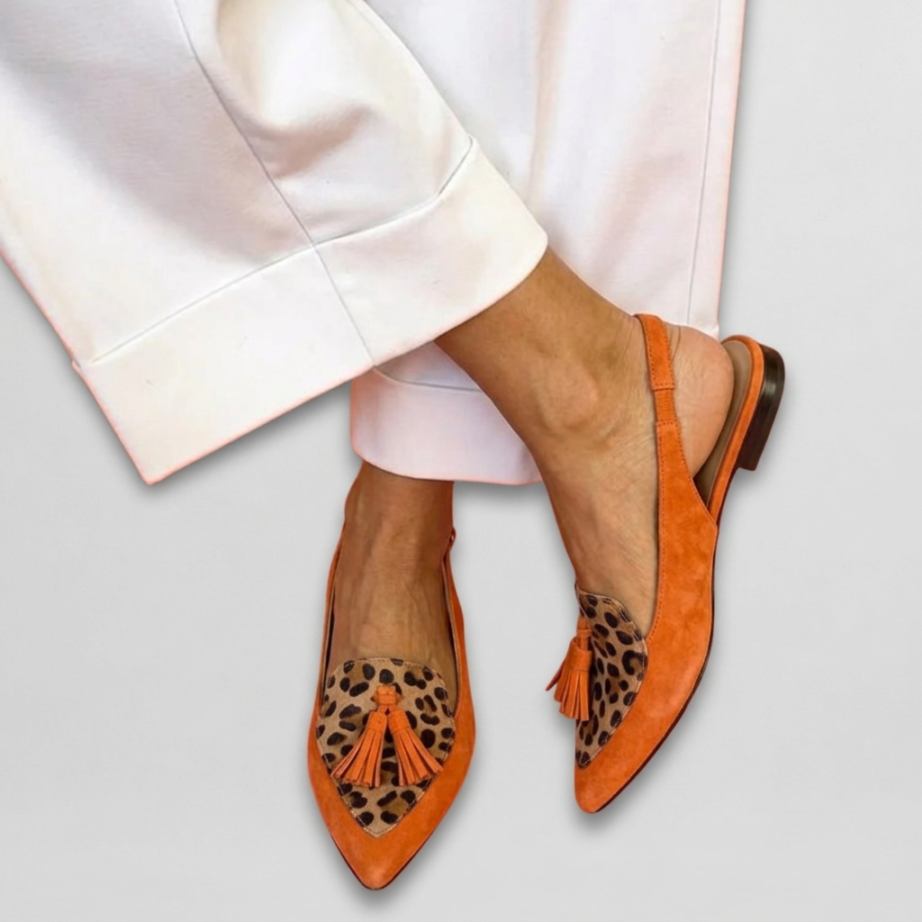 Eliza sandals with straps and tassels